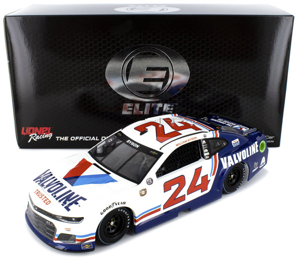 2021 William Byron NASCAR Diecast 24 Valvoline Darlington Throwback CWC 1:24 Lionel Action RCCA Elite 1