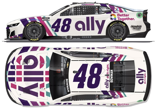 2022 Alex Bowman NASCAR Diecast 48 Ally Better Together CWC 1:64 Lionel Action ARC 99
