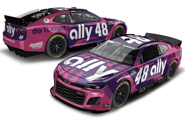 2022 Alex Bowman NASCAR Diecast 48 Ally Nashville CWC 1:64 Lionel Action ARC 99