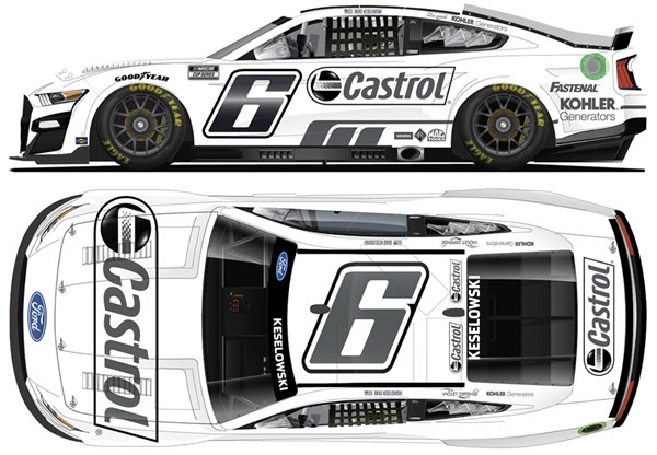 2022 Brad Keselowski NASCAR Diecast 6 Castrol Sustainability CWC 1:24 Lionel Action RCCA Elite 99