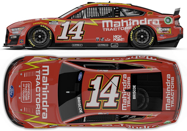 2022 Chase Briscoe NASCAR Diecast 14 Mahindra Tractors Darlington Throwback CWC 1:24 Lionel Action ARC 99