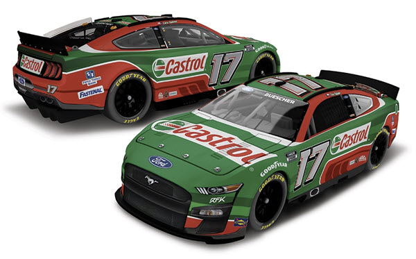 2022 Chris Buescher Diecast 17 Castrol CWC 1:24 Lionel Action ARC 99