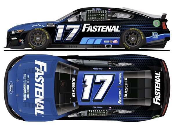 2022 Chris Buescher Diecast 17 Fastenal CWC 1:24 Lionel Action RCCA Elite 99