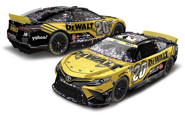 2022 Christopher Bell NASCAR Diecast 20 DeWalt Martinsville Win Raced Version CWC 1:64 Lionel Action ARC Diecast Chassis 98