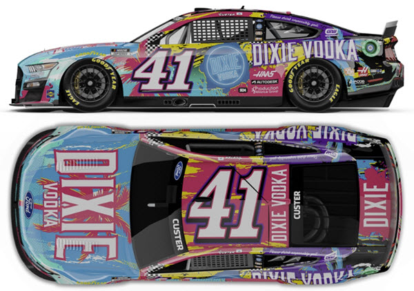 2022 Cole Custer NASCAR Diecast 41 Dixie Vodka Miami CWC 1:24 Lionel Action ARC 99