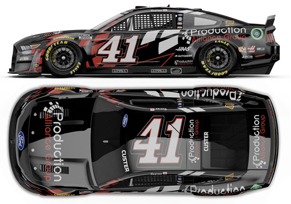 2022 Cole Custer NASCAR Diecast 41 Production Alliance Group CWC 1:24 Lionel Action ARC Color Chrome 99