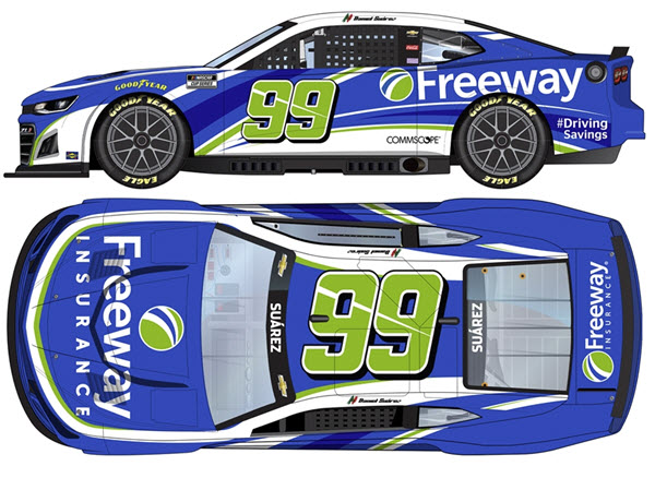 2022 Daniel Suarez NASCAR Diecast 99 Freeway Insurance CWC 1:24 Lionel Action RCCA Elite 99