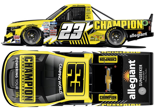 2022 Grant Enfinger NASCAR Diecast 23 Champion Power Equipment Truck Supertruck 1:64 Lionel Action ARC 99