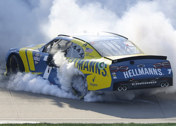 2022 Justin Allgaier NASCAR Diecast 7 Hellmanns Nashville Win Raced Version CWC 1:64 Lionel Action ARC 99