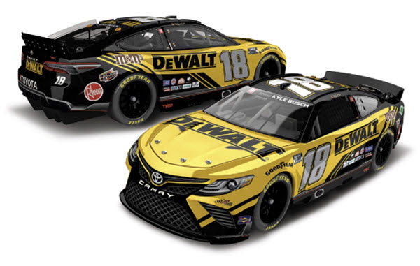 2022 Kyle Busch NASCAR Diecast 18 DeWalt CWC 1:24 Lionel Action RCCA Elite Raw 98