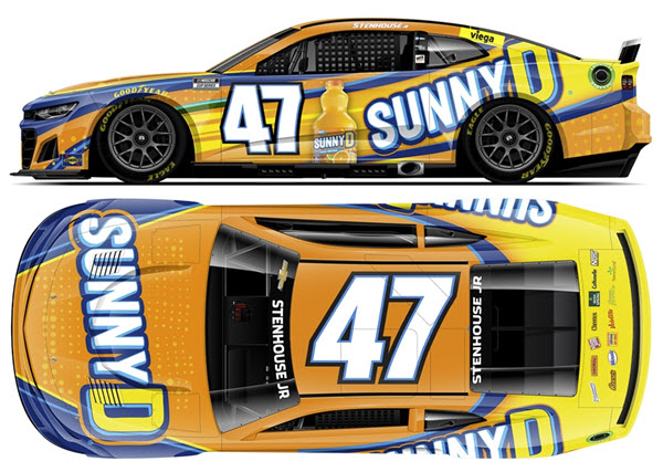 2022 Ricky Stenhouse Jr NASCAR Diecast 47 SunnyD Sunny D CWC 1:24 Lionel Action ARC 99