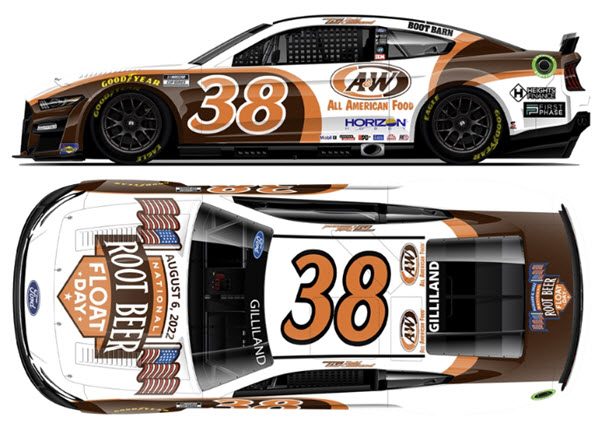 2022 Todd Gilliland NASCAR Diecast 38 A&W Restaurants CWC 1:24 Lionel Action RCCA ELite 99