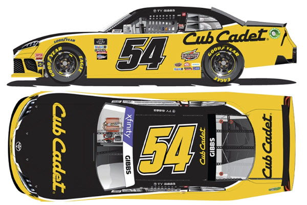 2022 Ty Gibbs NASCAR Diiecast 54 Cub Cadet 1:64 CWC Lionel Action ARC 99