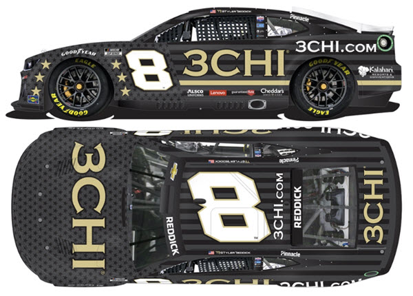 2022 Tyler Reddick NASCAR Diecast 8 3CHI Salutes CWC 1:24 Lionel Action RCCA Elite 99