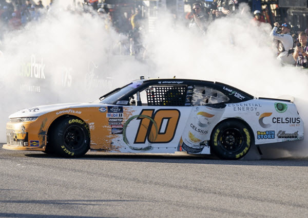 2023 AJ Allmendinger NASCAR Diecast 10 Celsius COTA Win Raced Version 1:64 CWC Lionel Action ARC 99