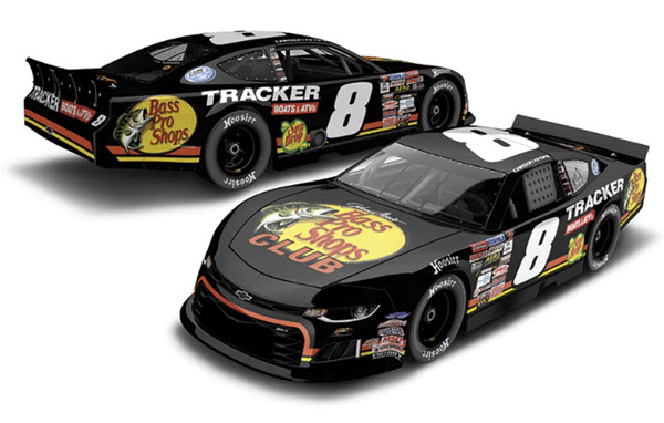 2023 Carson Kvapil NASCAR Diecast 8 Bass Pro Shops Late Model 1:24 CWC Lionel Action ARC Autographed 99