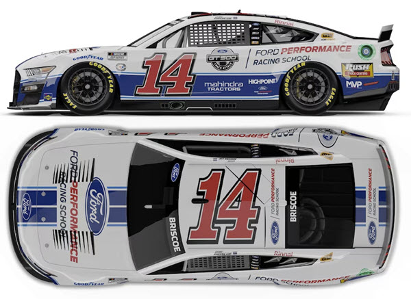 2023 Chase Briscoe NASCAR Diecast 14 Ford Performance Racing School CWC 1:24 Lionel Action ARC 99