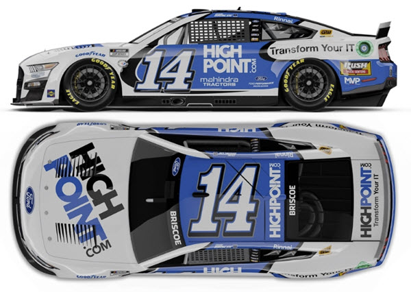 2023 Chase Briscoe NASCAR Diecast 14 HighPoint High Point CWC 1:24 Lionel Action ARC 99