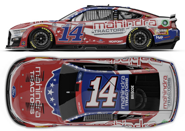 2023 Chase Briscoe NASCAR Diecast 14 Mahindra Salutes CWC 1:24 Lionel Action ARC 99