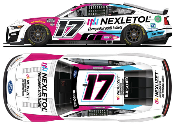 2023 Chris Buescher Diecast 17 Esperion Nexletol CWC 1:24 Lionel Action ARC 99