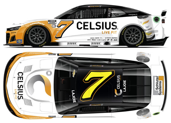 2023 Corie Lajoie NASCAR Diecast 7 Celsius CWC 1:24 Lionel Action RCCA Elite 99