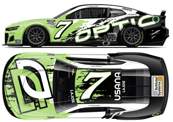 2023 Corie Lajoie NASCAR Diecast 7 Optic Gaming CWC 1:24 Lionel Action ARC 99
