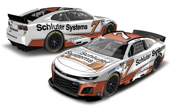 2023 Corie Lajoie NASCAR Diecast 7 Schluter Systems CWC 1:24 Lionel Action ARC Color Chrome 99