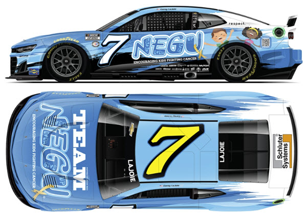 2023 Corie Lajoie NASCAR Diecast 7 Team Negu CWC 1:24 Lionel Action RCCA Elite 99