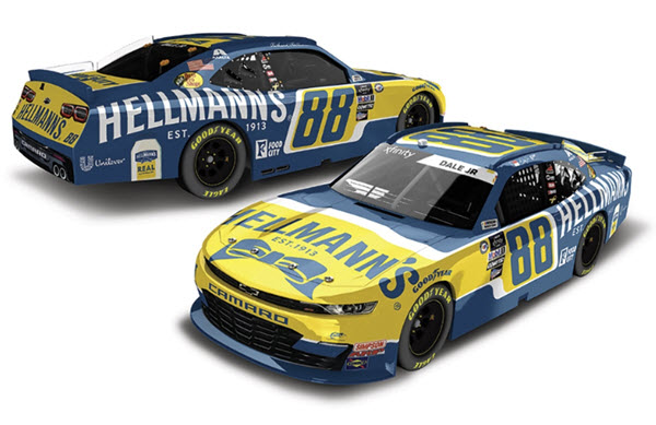 2023 Dale Earnhardt Jr NASCAR Diecast 88 Hellmanns CWC 1:64 Lionel Action ARC Diecast Chassis 98