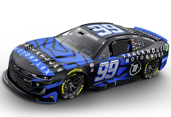 2023 Daniel Suarez NASCAR Diecast 99 Trackhouse Motorplex CWC 1:24 Lionel Action RCCA Elite 99