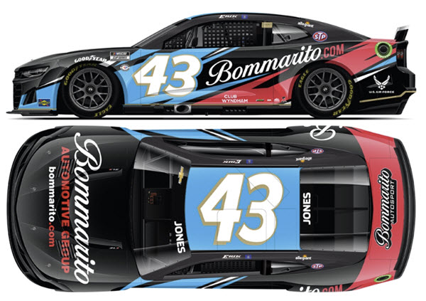 2023 Erik Jones NASCAR Diecast 43 Bommarito CWC 1:24 Lionel Action RCCA Elite 99