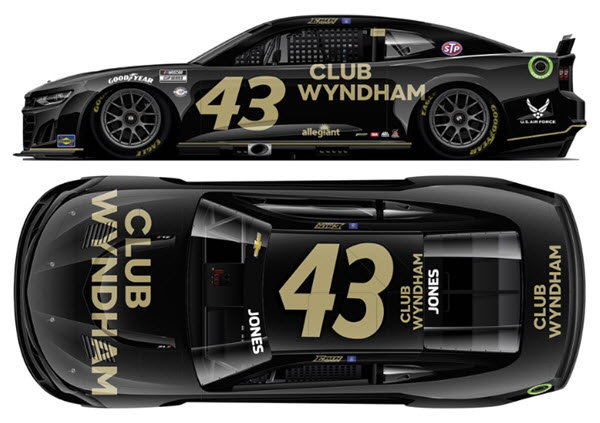 2023 Erik Jones NASCAR Diecast 43 Club Wyndham CWC 1:24 Lionel Action ARC 99