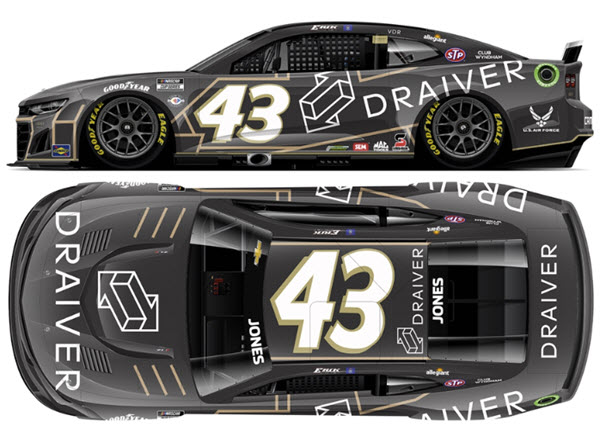 2023 Erik Jones NASCAR Diecast 43 Draiver CWC 1:24 Lionel Action ARC Color Chrome 99