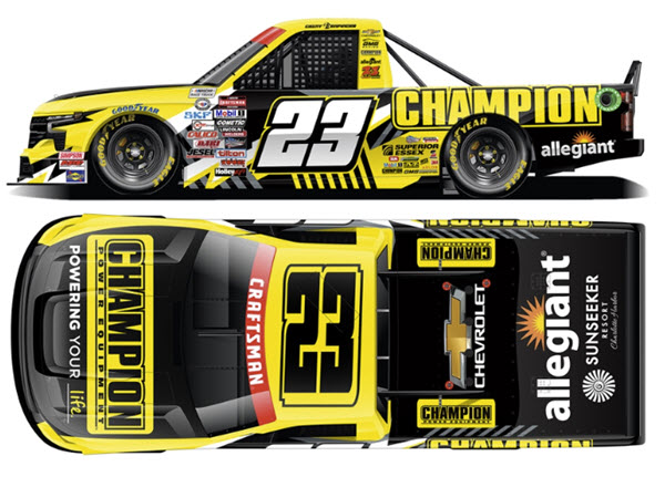 2023 Grant Enfinger NASCAR Diecast 23 Champion Power Equipment Truck Supertruck 1:64 Lionel Action ARC 99