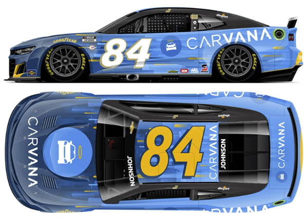 2023 Jimmie Johnson NASCAR Diecast 84 Carvana Chicago CWC 1:24 Lionel Action ARC 99