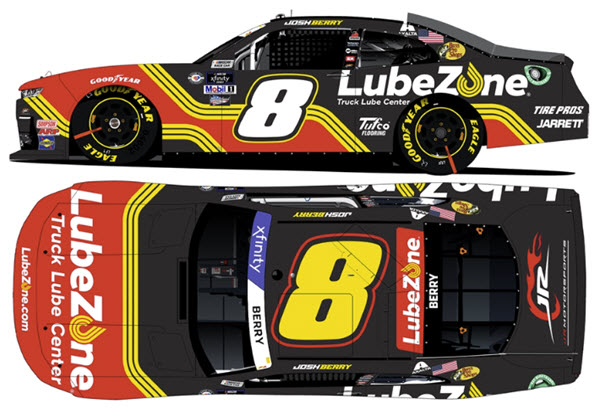 2023 Josh Berry NASCAR Diecast 8 LubeZone CWC 1:64 Lionel Action ARC Diecast Chassis 99