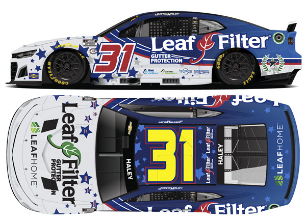 2023 Justin Haley NASCAR Diecast 31 Leaf Filter Patriotic CWC 1:24 Lionel Action RCCA Elite 99