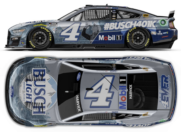 2023 Kevin Harvick NASCAR Diecast 4 Busch401K 401K CWC 1:64 Lionel Action ARC Diecast Chassis 99