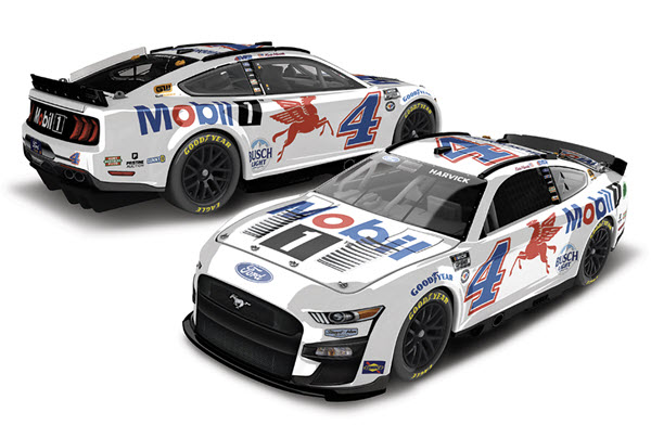 2023 Kevin Harvick NASCAR Diecast 4 Mobil1 Mobil 1 CWC 1:24 Lionel Action ARC Color Chrome 99