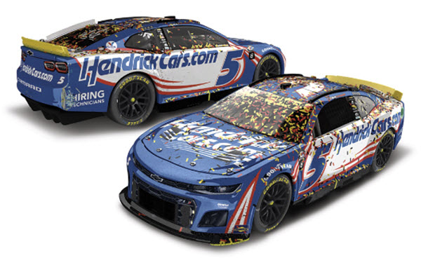 2023 Kyle Larson NASCAR Diecast 5 HendrickCars Hendrick Cars Las Vegas Win Raced Version 1:64 CWC Lionel Action ARC 99