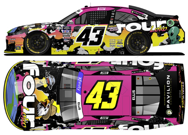 2023 Ryan Ellis NASCAR Diecast 43 Four Loco CWC 1:24 Lionel Action ARC 99