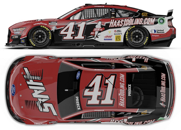 2023 Ryan Preece NASCAR Diecast 41 Hass Tooling CWC 1:24 Lionel Action ARC Color Chrome 99