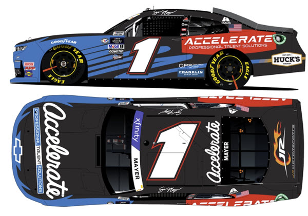 2023 Sam Mayer NASCAR Diecast 1 Accelerate Darlington Throwback 1:64 CWC Lionel Action ARC 99