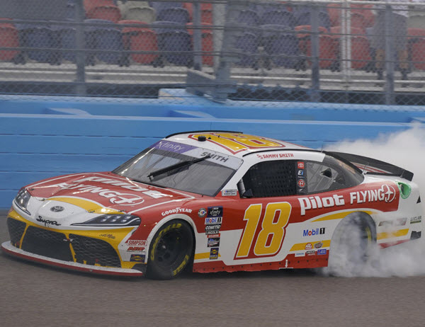 2023 Sammy Smith NASCAR Diiecast 18 Pilot Flying J Phoenix Win Raced Version 1:64 CWC Lionel Action ARC Diecast Chassis 99