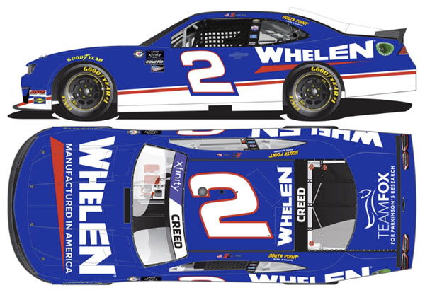 2023 Sheldon Creed NASCAR Diecast 2 Whelen Darlington Throwback CWC 1:24 Lionel Action ARC Color Chrome 99