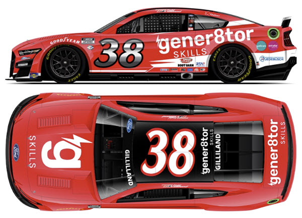 2023 Todd Gilliland NASCAR Diecast 38 Gener8tor Skills CWC 1:64 Lionel Action ARC Diecast Chassis 99