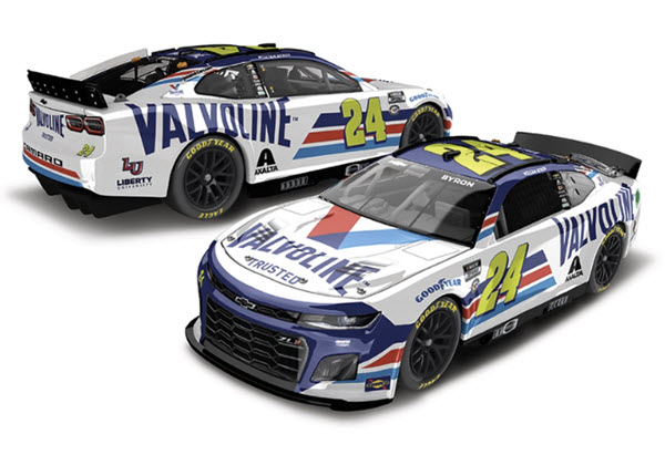 2023 William Byron NASCAR Diecast 24 Valvoline CWC 1:24 Lionel Action RCCA Elite Liquid Color 99
