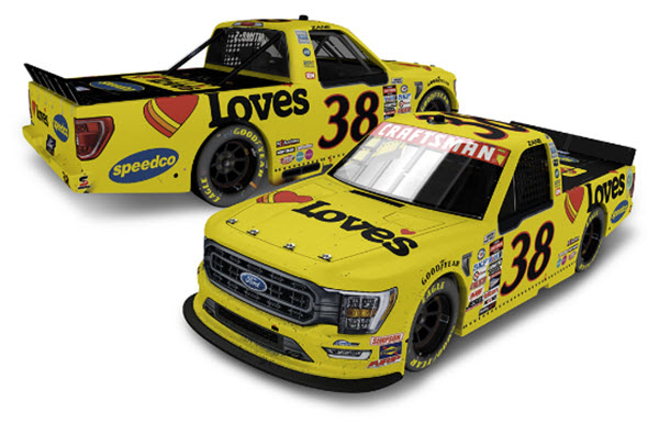 2023 Zane Smith NASCAR Diecast 38 Loves Travel Stops Daytona Win Raced Version Truck 1:64 Lionel Action ARC 98