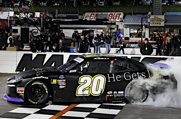 2024 Aric Almorola NASCAR Diecast 20 He Gets Us Martinsville Win Raced Version CWC 1:24 Lionel Action ARC 99