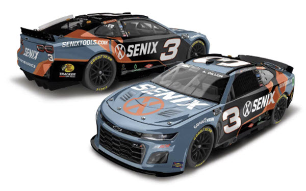 2024 Austin Dillon NASCAR Diecast 3 Senix Tools CWC 1:24 Lionel Action ARC Color Chrome 98